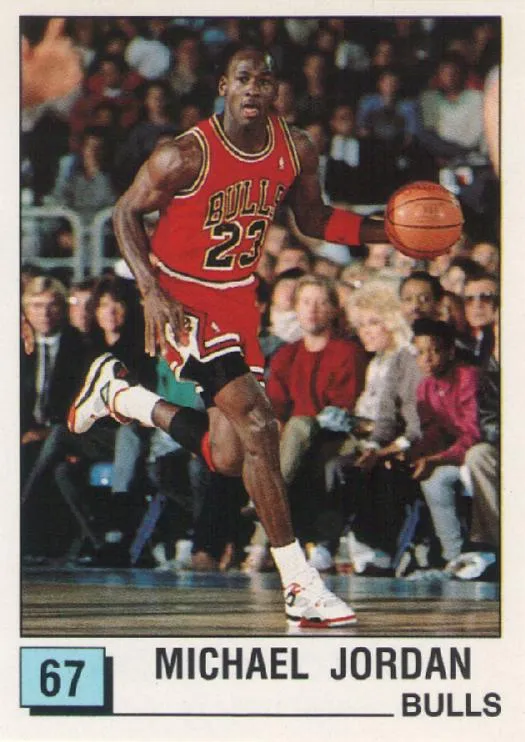 1989-90 Panini Stickers (Spanish) Michael Jordan #67 card image