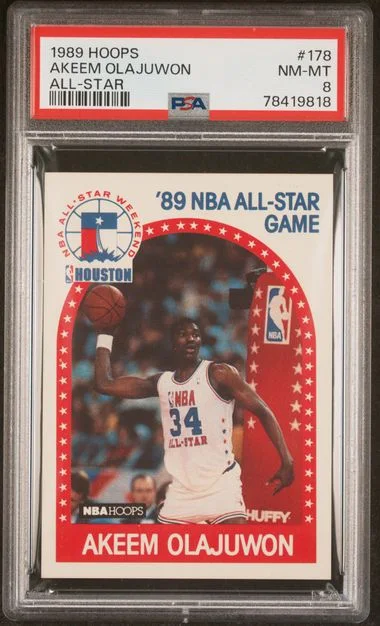 1989-99 Hoops Akeem Olajuwon All-Star #178 card image
