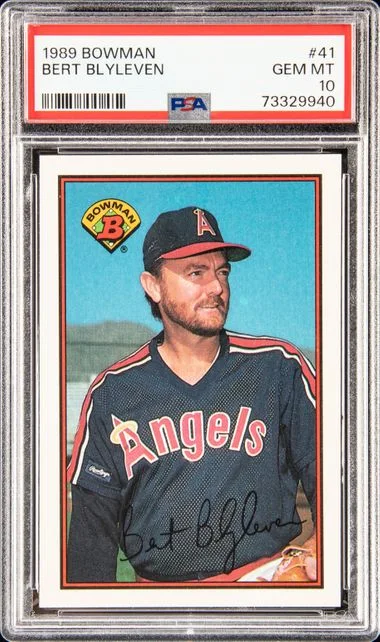 1989 Bowman Bert Blyleven #41 card image