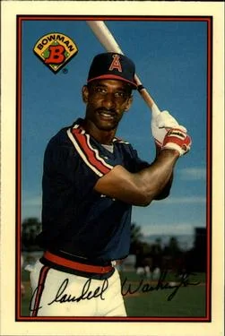 1989 Bowman Claudell Washington Collector's Edition (Tiffany) #52 card image