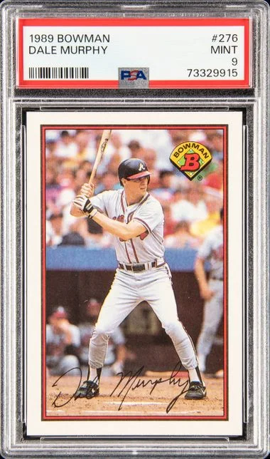 1989 Bowman Dale Murphy #276 card image
