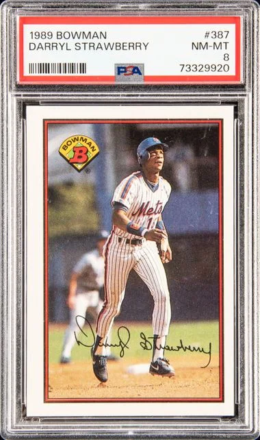1989 Bowman Darryl Strawberry #387 card image