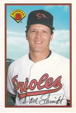 1989 Bowman Dave Schmidt Collector's Edition (Tiffany) #5 card image