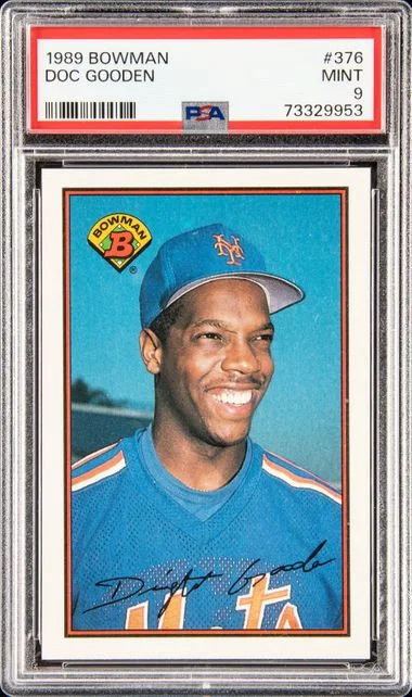 1989 Bowman Doc (Dwight) Gooden #376 card image