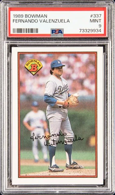 1989 Bowman Fernando Valenzuela #337 card image