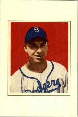 1989 Bowman Gil Hodges 1949 Bowman #100 Reprint Sweepstakes #NNO card image