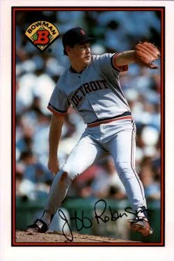 1989 Bowman Jeff Robinson Collector's Edition (Tiffany) #97 card image