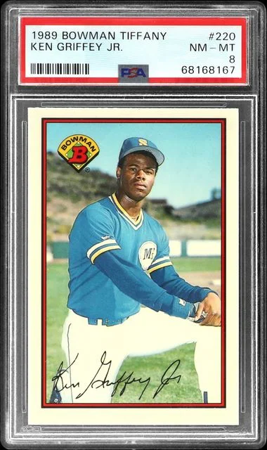 1989 Bowman Ken Griffey Jr. Tiffany #220 card image