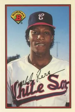 1989 Bowman Melido Perez Collector's Edition (Tiffany) #59 card image