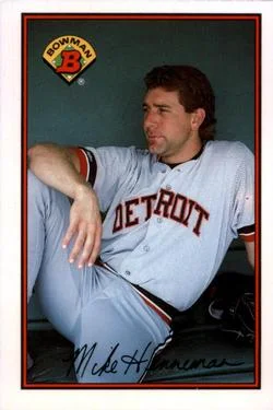 1989 Bowman Mike Henneman Collector's Edition (Tiffany) #98 card image