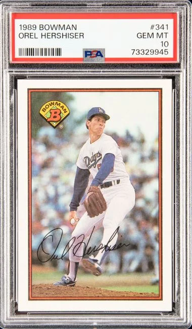 1989 Bowman Orel Hershiser #341 card image