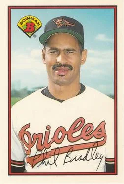 1989 Bowman Phil Bradley Collector's Edition (Tiffany) #17 card image