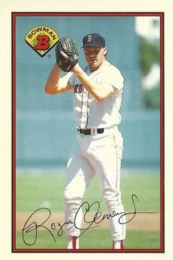 1989 Bowman Roger Clemens Collector's Edition (Tiffany) #26 card image
