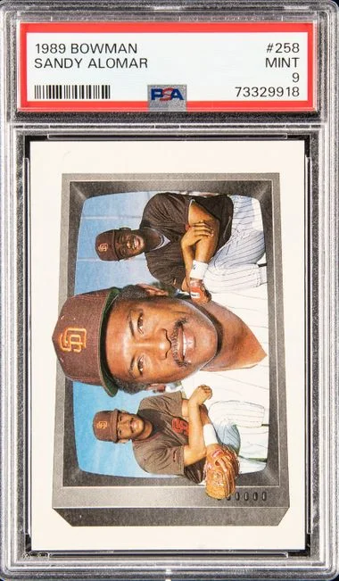 1989 Bowman Sandy Alomar #258 card image