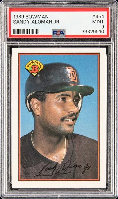1989 Bowman Sandy Alomar Jr. #454 card image