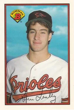1989 Bowman Steve Finley UERUER: Birthdate 5/12 Collector's Edition (Tiffany) #15 card image