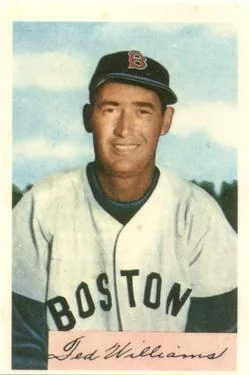 1989 Bowman Ted Williams 1954 Bowman #66 Reprint Sweepstakes #NNO card image