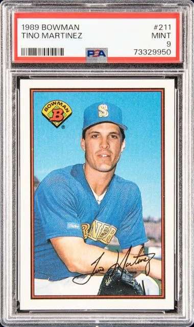 1989 Bowman Tino Martinez #211 card image