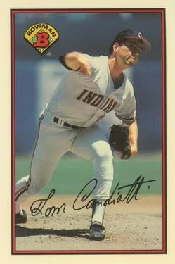 1989 Bowman Tom Candiotti Collector's Edition (Tiffany) #80 card image