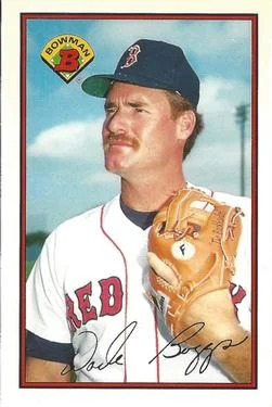 1989 Bowman Wade Boggs Collector's Edition (Tiffany) #32 card image