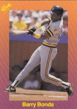 1989 Classic Barry Bonds #117 card image