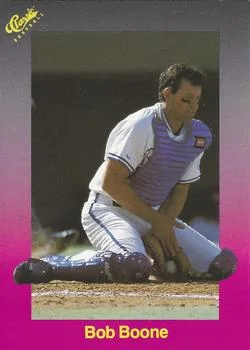 1989 Classic Bob Boone #187 card image
