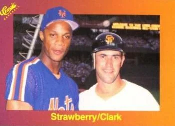 1989 Classic Darryl Strawberry / Will Clark #NNO card image
