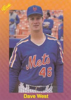 1989 Classic Dave West #134 card image