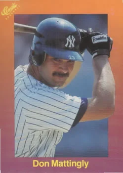 1989 Classic Don Mattingly #106 card image