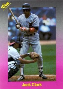 1989 Classic Jack Clark #158 card image