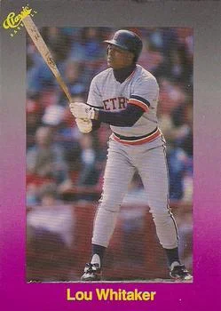 1989 Classic Lou Whitaker #188 card image