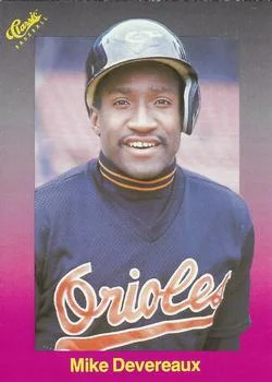 1989 Classic Mike Devereaux #181 card image
