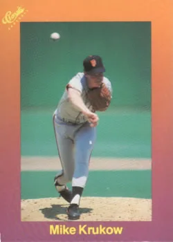 1989 Classic Mike Krukow #114 card image