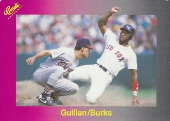 1989 Classic Ozzie Guillen / Ellis Burks UERUER: Should be card #175 #NNO card image