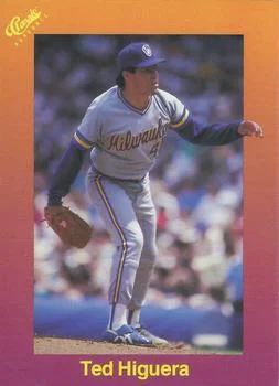 1989 Classic Ted Higuera #136 card image