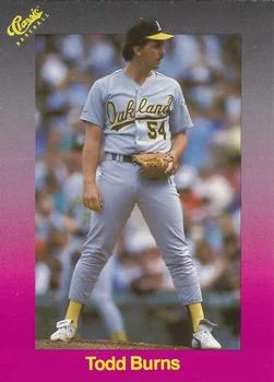 1989 Classic Todd Burns #171 card image