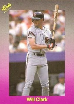 1989 Classic Will Clark #180 card image