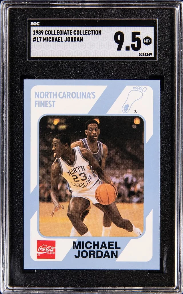1989 Collegiate Collection Michael Jordan #17 card image