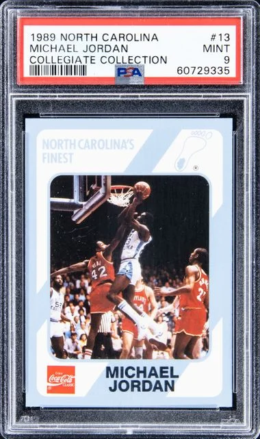 1989 Collegiate Collection North Carolina Michael Jordan #13 card image