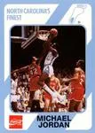 1989 Collegiate Collection North Carolina's Finest Michael Jordan #13 card image
