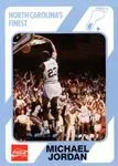 1989 Collegiate Collection North Carolina's Finest Michael Jordan #16 card image