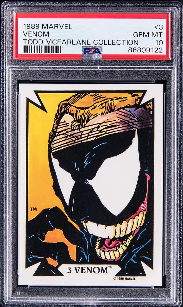 1989 Comic Images Marvel Todd McFarlane Collection Venom #3 card image