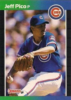 1989 Donruss 1989 Donruss 513 Jeff Pico Variant #NNO card image
