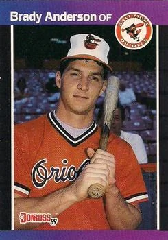 1989 Donruss 1989 Donruss 519 Brady Anderson Variant #NNO card image