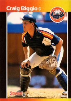 1989 Donruss 1989 Donruss 561 Craig Biggio Variant #NNO card image