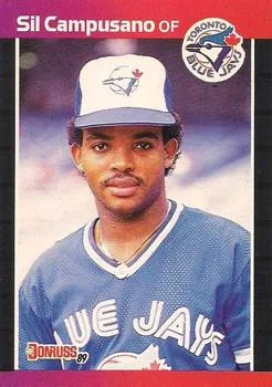 1989 Donruss 1989 Donruss 584 Sil Campusano Variant #NNO card image