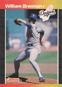 1989 Donruss 1989 Donruss 589 William Brennan Variant #NNO card image