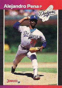 1989 Donruss Alejandro Pena DP #557 card image
