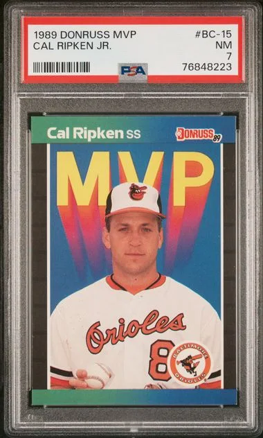 1989 Donruss Cal Ripken Jr. MVP #BC-15 card image