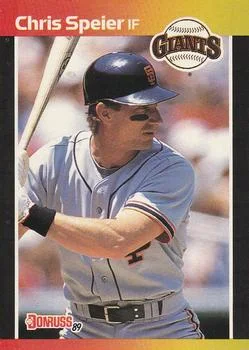 1989 Donruss Chris Speier DP #532 card image